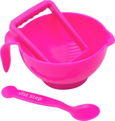 1st Step Food Grinder With Spoon(Pink)