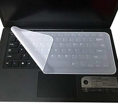 COMBOTECH combopack002 Compatible For All 15.6 Inches Laptops Keyboard Skin(sky blue transparent)