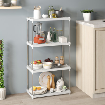 Flipkart Perfect Homes Studio Metal Kitchen Cabinet(Finish Color - White)