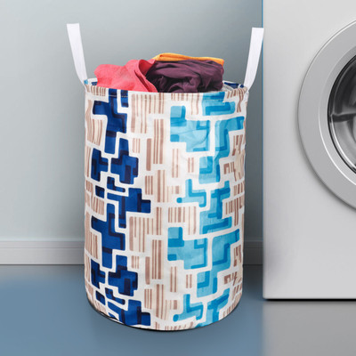 E-Retailer 45 L Blue Laundry Bag(Polyester)