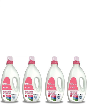 IFB FLUFF LIQUID DETERGENT PACK OF 4 Multi-Fragrance Liquid Detergent(4 x 1000 ml)