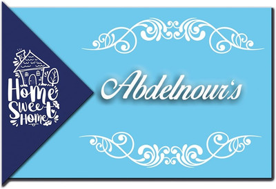 Midas Craft Polypropylene NA Name Plate(Blue)