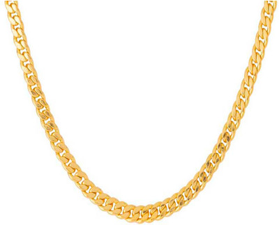 Fashion Frill Stylish Golden Chain Fashionable Milind Gaba Designer Gold-plated Brass Chain Gold-plated Plated Brass Chain