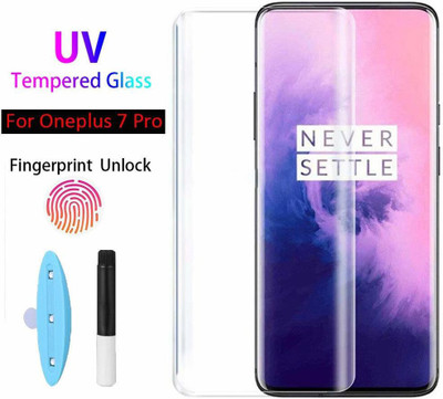 LOWCOST ASM Edge To Edge Tempered Glass for ONEPLUS 7 PRO(Pack of 2)