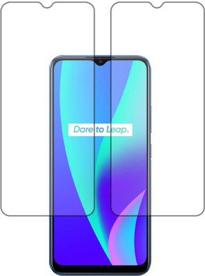 VAlight Tempered Glass Guard for Realme C12(Pack of 2)