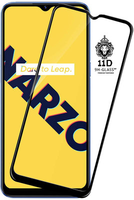 CRodible Edge To Edge Tempered Glass for Realme Narzo 10A(Pack of 1)