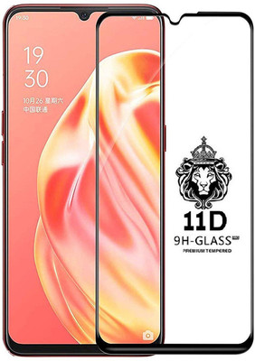 CRodible Edge To Edge Tempered Glass for OPPO F15(Pack of 1)