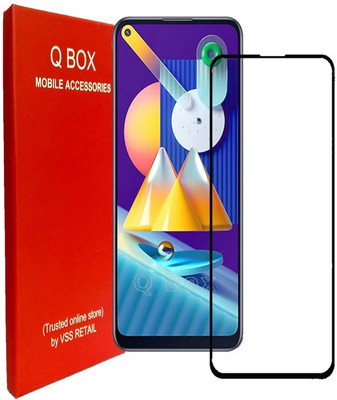 Q Box Edge To Edge Tempered Glass for Samsung Galaxy M11(Pack of 1)