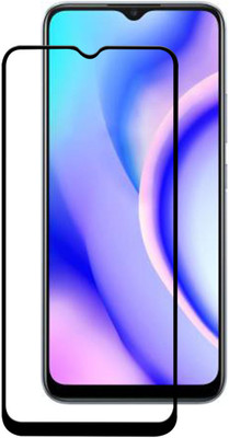 VAlight Edge To Edge Tempered Glass for Realme C15(Pack of 1)