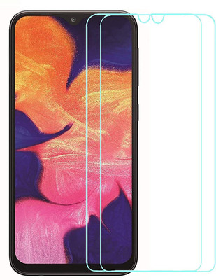 TINGTONG Tempered Glass Guard for Samsung Galaxy A10(Pack of 2)