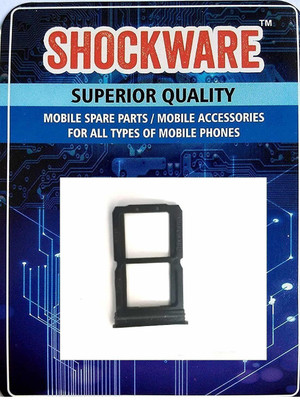 Shockware Sim Card Tray(Compatible With Oneplus 6T Midnight Black)