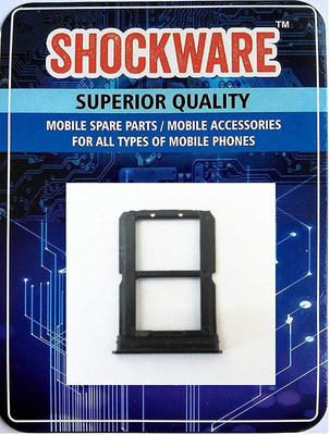 Shockware Sim Card Tray(Compatible With Oneplus 6 Black)