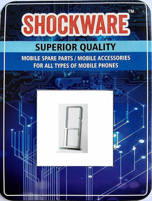 Shockware Sim Card Tray(Compatible With Moto E5 Plus Black)