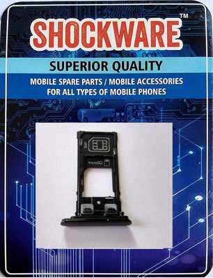 Shockware Sim Card Tray(Compatible With Sony Xperia XZ F8332 : Black)