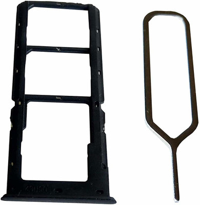 Shockware Sim Card Tray(Compatible With Realme C1 Mirror Black)