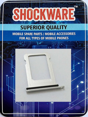 Shockware Sim Card Tray(Compatible With iPhone X Silver)