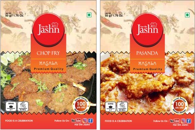 har din jashn Combo Pack of 2 ( Chop Fry & Pasanda ) Masala(2 x 50 g)