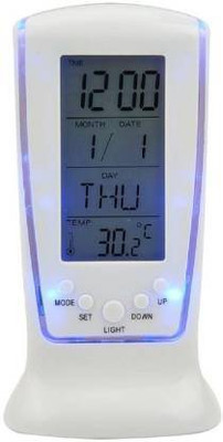 JAY MATAJI Analog-Digital Black Clock