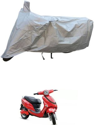 RONISH Two Wheeler Cover for Hero(Electric Photon, Silver)