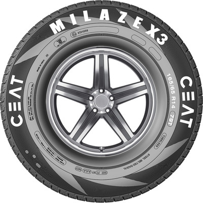 CEAT 165/65R14 MILAZE X3 TL 79T 4 Wheeler Tyre(165/65 R14 79T, Tube Less)