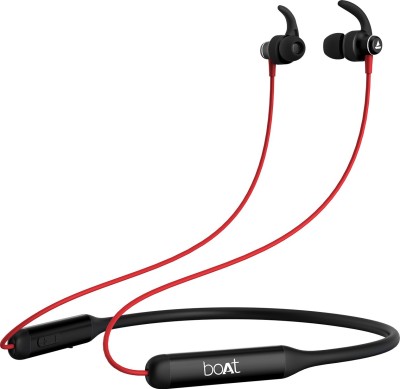 boAt Rockerz 335 Bluetooth Headset (Raging Red, In the Ear)