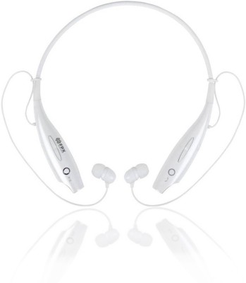 FPX Wireless Sports with Mic, HD Bass & Noise Cancellation Bluetooth Headset(White,...