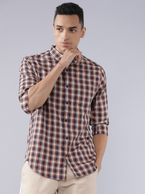 HIGHLANDER Men Checkered Casual Multicolor Shirt