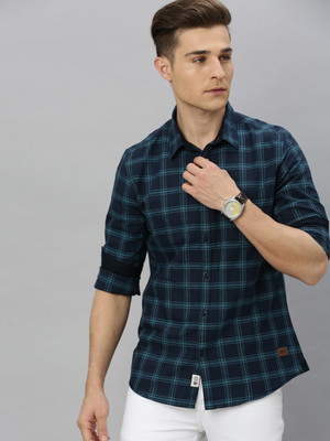 Roadster Men Checkered Casual Multicolor Shirt