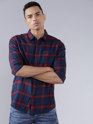 HIGHLANDER Men Checkered Casual Multicolor Shirt