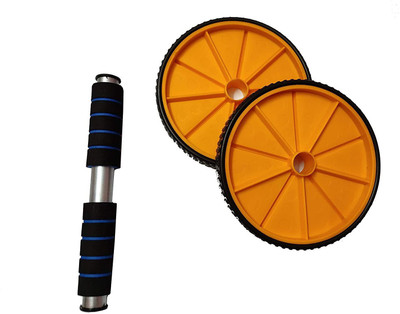 TABARET Best Quality Fitness AB 2 Wheel Abdominal Roller Ab Exerciser(Multicolor)