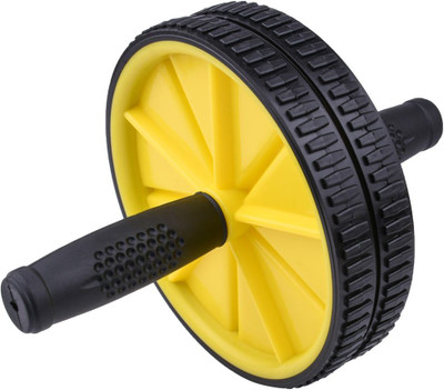 Worricow Ab Exercise Roller Ab Exerciser(Black, Yellow)