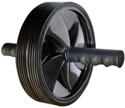 Worricow Wheel Roller Exerciser For Fitness Ab Exerciser(Black)