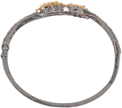BHANA CREATIONS Alloy Cubic Zirconia Gold-plated Bracelet