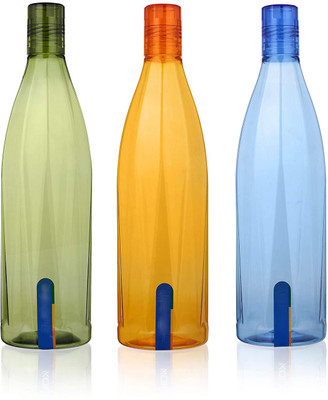 AK HUB 1000 ml Plastic Bottle(Pack of 3, Multicolor)