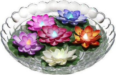 FStyler Smokeless LED Water Sensor diwali home decor Candle Floating Tea Light (Multicolor, Pack of 6) Candle(Multicolor, Pack of 6) FStyler Smokeless LED Water Sensor diwali home decor Candle Floating Tea Light (Multicolor, Pack of 6) Candle(Multicolor, Pack of 6)