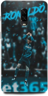 GRAFIQE Back Cover for OnePlus 6T/A6010 Cristiano Ronaldo, Ronaldo 7, CR-7, Real Madrid, Football(Multicolor, Shock Proof, Pack of: 1)