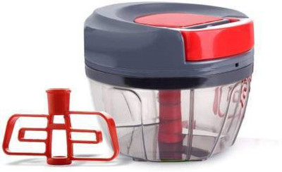 Rudrisha 2 in 1 Unbreakable Vegetable & Fruit 5x Speedy Turbo Chopper & Blender with Shar Vegetable & Fruit Chopper(1 chopper)