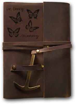 Flipkart SmartBuy Handmade paper diary A5 Diary UNRULED 200 Pages(Brown)