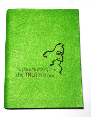 Cutrunn Hand Made A5 Diary Unrulled 100 Pages(Green)