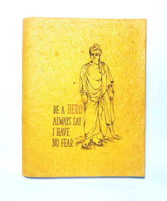 Cutrunn Hand Made A5 Diary Unrulled 100 Pages(Yellow)