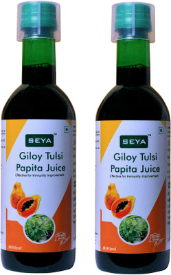 seya Giloy Papita juice combo 800ml(2 x 800 ml)
