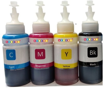 verena Refill ink HP, CANON, EPSON , BROTHER Black + Tri Color Combo Pack Ink Bottle