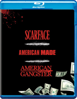 Narcos Collection: 3 Movies - Scarface + American Gangster (Theatrical & Extended Version) + American Made (3-Disc Box Set)(Blu-ray English)