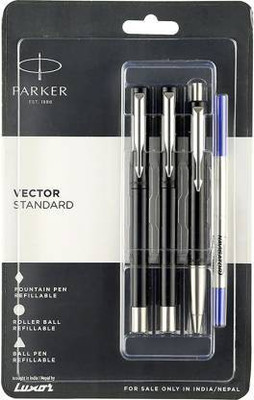 PARKER Pen set Ball Pen(Pack of 3, Ink Color - Black)