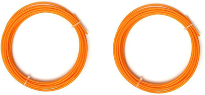 INVENTO 20 meter 1.75mm Orange PLA Filament 3D Printing Filament For 3D Pen 3D Printer (Pack of 2) Printer Filament(Orange)