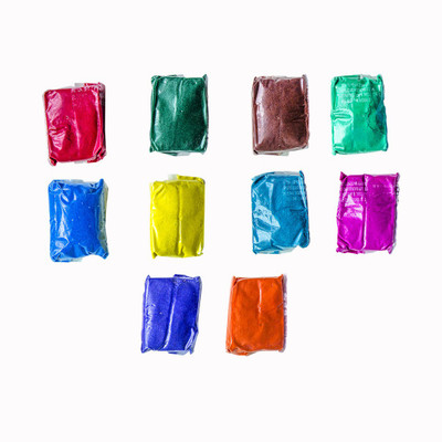 Ginima Pack of 10 Rangoli Powder(Multicolor)