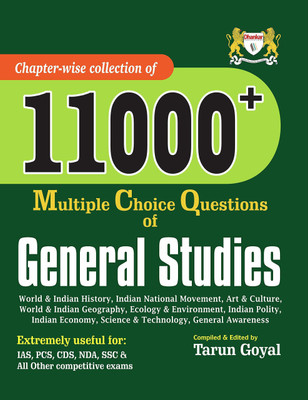 Dhankar's 11000+ MCQ Of General Studies For Civil Services, PCS, NDA, CDS, Assistant Commandant And Other Competitive Exams Paperback – 2020(Paperback, TARUN GOYAL) Dhankar's 11000+ MCQ Of General Studies For Civil Services, PCS, NDA, CDS, Assistant Commandant And Other Competitive Exams Paperback – 2020(Paperback, TARUN GOYAL)