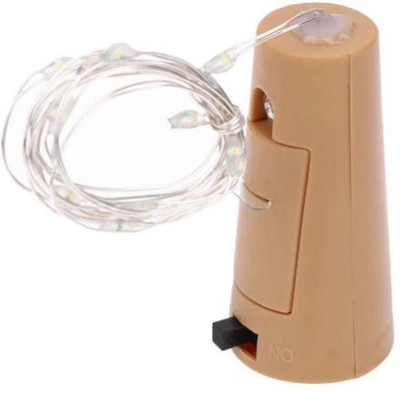 InfraHive 20 LEDs 1.98 m Gold Steady Bottle Rice Lights(Pack of 2)