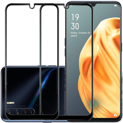 KARTRAY Edge To Edge Tempered Glass for OPPO F15(Pack of 2)