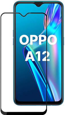 CASEHUNT Edge To Edge Tempered Glass for Oppo A12(Pack of 1)
